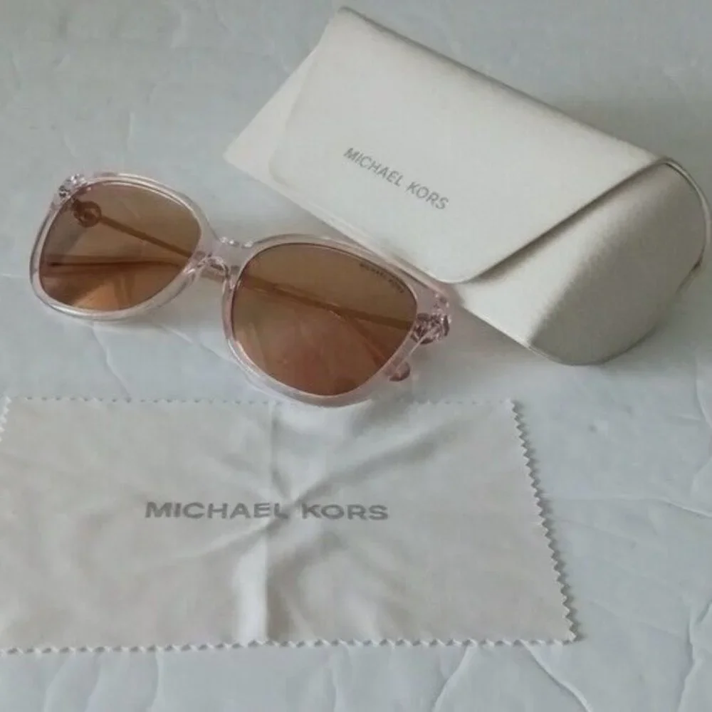 Michael Kors Marrakesh Clear RG Mirrored Sunglasses MK6006 3014R1 57-16-140